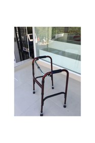 Resim Genel Markalar Katlanabilir Metal Walker Hasta Yürüteci Dört Ayaklı Boy Ayarlanabilir 4 Metal 