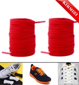Resim AiryFooT Ayakkabı Bağcığı 120 cm Yassı Converse Kırmızı 1 Çift 