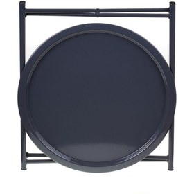 Resim HASTUNÇ Katlanır Metal Ofis Orta Sehpa-siyah 