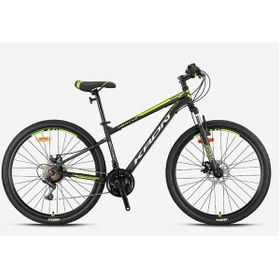Resim Kron Vortex 4.0 - 24 Mtb - 14' - 21 Vites - M.dısc - Mat Siyah-Gri/Neon Sarı Siyah 