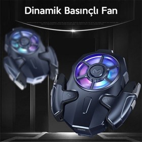Resim Westus Telefon Soğutucu ve Pubg Mobile Tetik Tuşu Ateşleyici Ios, Android Uyumlu Gamepad Joystick 