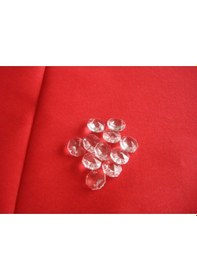 Resim Octagon Klipsli Kristal Avize Taşı 1.Sınıf Cam 14x14 Mm - 200 Adet 