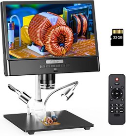 Resim Elikliv EDM12 10" LCD Dijital Mikroskop 50X-1300X 