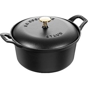 Resim NETWORK ART La Cocotte Döküm Tencere Vintage 20 Cm Siyah 