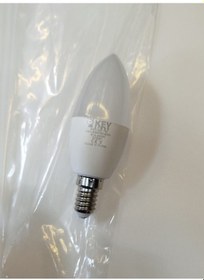 Resim 7w E-14 Led Ampul 4000k Ilık Beyaz Ycl Tekli 
