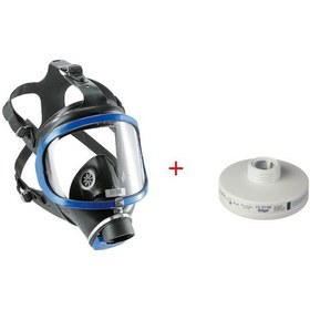Resim Drager 6300 Tam Yüz Gaz Maskesi+ Drager P3 Filtre 