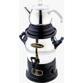 Resim 4 Lt Metal Semaver Çay Makinesi, 30 Bardak Kapasiteli, Pratik ve Şık Tasarım 