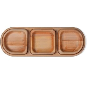 Resim Ahşap Çerezlik Çam Ağacı 