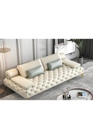 Resim PalmirAtic Oturma grubu lüks çeli koltuk takımı 