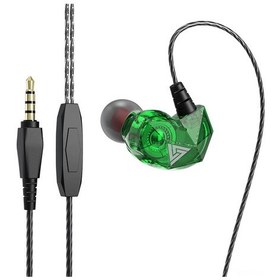 Resim Padalink Qkz Ak2 3.5mm Kablolu Kulak İçi Kulaklık - Ses İyileştirme Ve Mikrofonlu Spor/müzik Kulaklığı Yeşil AK2 