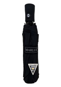 Resim Marlux Plastik Saplı Tam Otomatik Şemsiye Siyah 