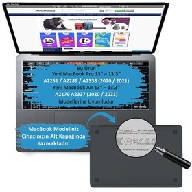 Resim Apple Uyumlu MacBook Air Pro 13 İnç M1-m2 Ekran Koruyucu Çerçeveli Anti Glare A2251 A2289 A2338 A2179 A2337 İle 