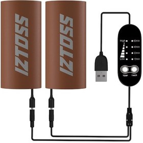 Resim Konesam Iztoss Akıllı Motosiklet Isıtmalı Direksiyon Kılıfı - 4 Sıcaklık Ayarlı, Zamanlayıcılı, Usb Güçlü Isıtma 