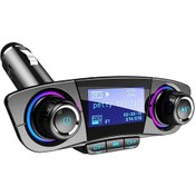 Resim Araba Bluetooth Fm Verici, Usb Radyo Adaptör, Qc 3.0 Çift Şarj, Mavi Işık Kablosuz Alıcı 