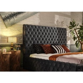 Resim Nivabaza Çift Kişilik Baza Başlık Havuzlu Set Hıgh Mountaın Yatak Hariç 