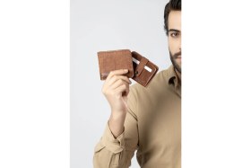 Resim Hediyelik Kutusunda Erkek Set Kombin Kemer Cüzdan Kartlık Parfüm Kol Saati Taba Set PL-0971E4 