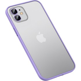 Resim Pilanix Apple Iphone 11 Kılıf Renkli Kenarlı Kamera Lens Koruyuculı Retro Kapak 