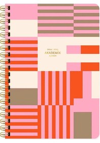 Resim Keskin Color 17x24 Spiralli 176 Sayfa Eylül 2024-ağustos2025 Akademik Ajanda-enerji 830228-99 Pembe 