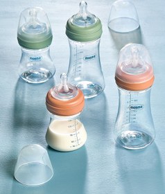 Resim Mooma Biberon 250 Ml +18 Hızlı Akış - Yeşil - Çağla Yeşili / Standart 
