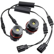 Resim Aubyhe Bmw E39 E53 E60 E63 İçin 40w 4led Xt-e Melek Gözü Far Ampulü, 1600lm Parlaklık, Alüminyum Gövde 