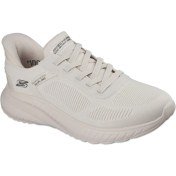 Resim Skechers 118312 Bobs Squad Chaos Solid Step Vegan Slip-Ins Günlük Kırık Beyaz Erkek Spor A | Orijinal 