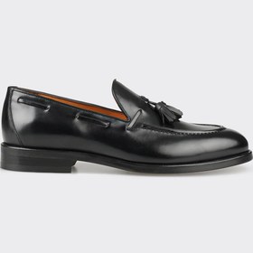 Resim Elle Shoes Siyah Deri Erkek Klasik Ayakkabı 