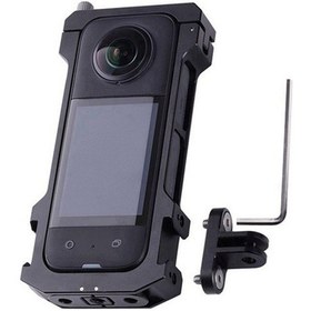 Resim Lasonstiges Insta 360 X3 Metal Koruyucu Kafes Panoramik Eylem Kamera Kılıfı Için Soğuk Ayakkabı Montajlı Insta 360 X3 Aksesuarları 
