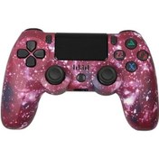 Resim Wondernest Titreşim Şeridi Ps4 Oyun Oyun Mor Kolu Kablosuz Işık İle İçin Fantastik Denetleyicisi Çift Bluetooth Pa 