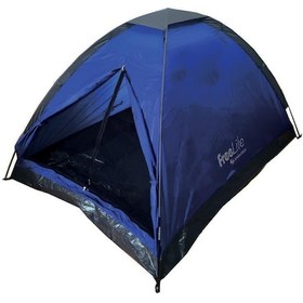 Resim Andoutdoor Monodome C 4 Kişilik Kamp Çadırı-LACİVERT Beyaz 
