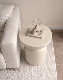 Resim Fargo Mantar Yan Sehpa - Krem Krem 