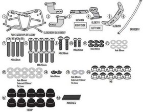 Resim GIVI PLO5145CAM BMW F 900 GS (24) YAN ÇANTA TAŞIYICI 
