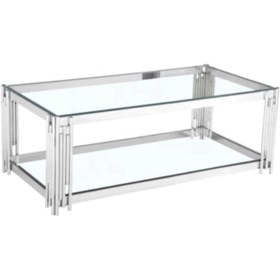 Resim Mezza Home Porto Paslanmaz Çelik Orta Sehpa 