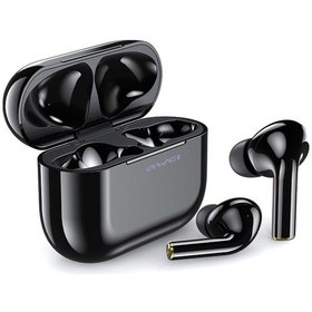 Resim Awei T29 Bluetooth V5.0 Tws Şarj Davası İle Gerçek Kablosuz Spor Kulaklık Black 