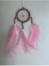 Resim Araç Balkon Aksesuar El Yapımı Pembe Bebek Odası, Kapı Süsü, Araba Dikiz Aynası 20 