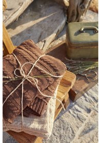 Resim Karaca Home Conner Kahve Püsküllü Throw Battaniye 130x170 Cm 200.22.14.0288 