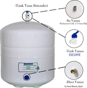 Resim Sulook Tank 12lt 3.2 Su Arıtma Cihazı Tankı Tüm Arıtma Cihazları Ile Uyumlu 