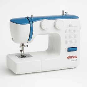 Resim Elmas TR360 36 Dikiş ve Piko Desenli Otomatik İplik Takma Sistemli Dikiş Nakış Makinesi (Uzatma Tabla Hediyeli) - Mavi 
