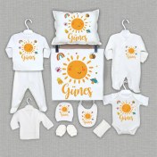 Resim Bebeqon Isme Özel 11'li Organik Hastane Çıkışı 