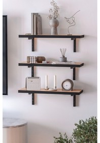 Resim Duvar Rafı Uçan Raf Duvar Rafı Tv Rafı Kitaplık Rafı 80 X 19 Cm Çam Çam 