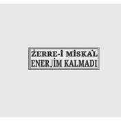 Resim RELATOS ZERRE-İ MİSKAL .Yazılı Tır Kamyon Araba Ev Duvar Süsü Vantuzu Dekor Plastik Dekor Aksesuar (25X8 CM) 