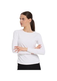 Resim Sportive Ruffle Kadın Beyaz Günlük Stil T-shirt 25kk1030-kbyz 1776188 Beyaz 