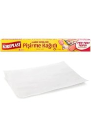 Resim Esmo Home Koroplast Hazır Kesilmiş Pişirme Kağıdı 16 Adet 42X37 Cm, Helal Sertifikalı Bpa Içermez, Fırında Tavuk, Et, Tatlı, Börek Pişirmek Için Yüksek Isıya Dayanıklı Hazır Fırın Pişirme Kağıdı Yapışmaz Yanmaz 