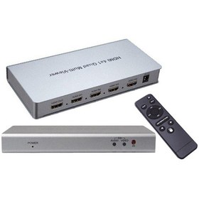 Resim HDMI Switch 4 in 1 Out with Quad MultiViewer 
