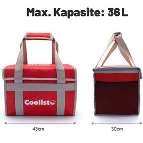 Resim Coolist CL36R 36 Litre Katlanabilir Termos Bez Çanta / Buzluk 