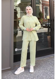 Resim Misskayle Ribana Detaylı Takım Mint Yeşili Mintyeşili Mint Yeşili 