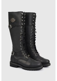Resim Harley Davidson Siyah Kadın Günlük Çizme 025Z100533-Tıny-Black-De 37 Siyah 