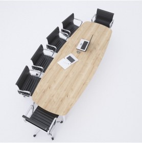 Resim tuundesign Nova Elips Toplantı Masası L 240x100 