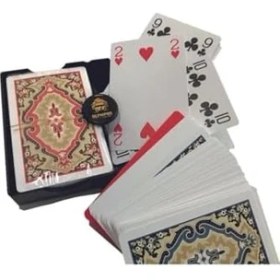 Resim Renklimestore Muibazaar Olympos Kem Plastik Oyun Kağıdı Iskambil Kağıdı Çift Deste 