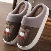 Resim Happychildhood Kışlık Kadife Isıtmalı Terlikler Yurtdışı Satın Alma Kahve 