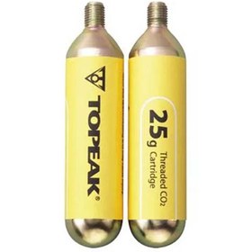 Resim TOPEAK - Threaded 25G CO2 Cartridge - 25g Dişli CO2 Kartuşu - 2 Parça / Bisiklet 